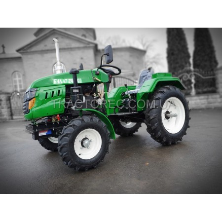 Мінітрактор БУЛАТ Т-245 XL ,ВОМ 540, високі шини, 24 к.с, тракторна КПП 3+1*2